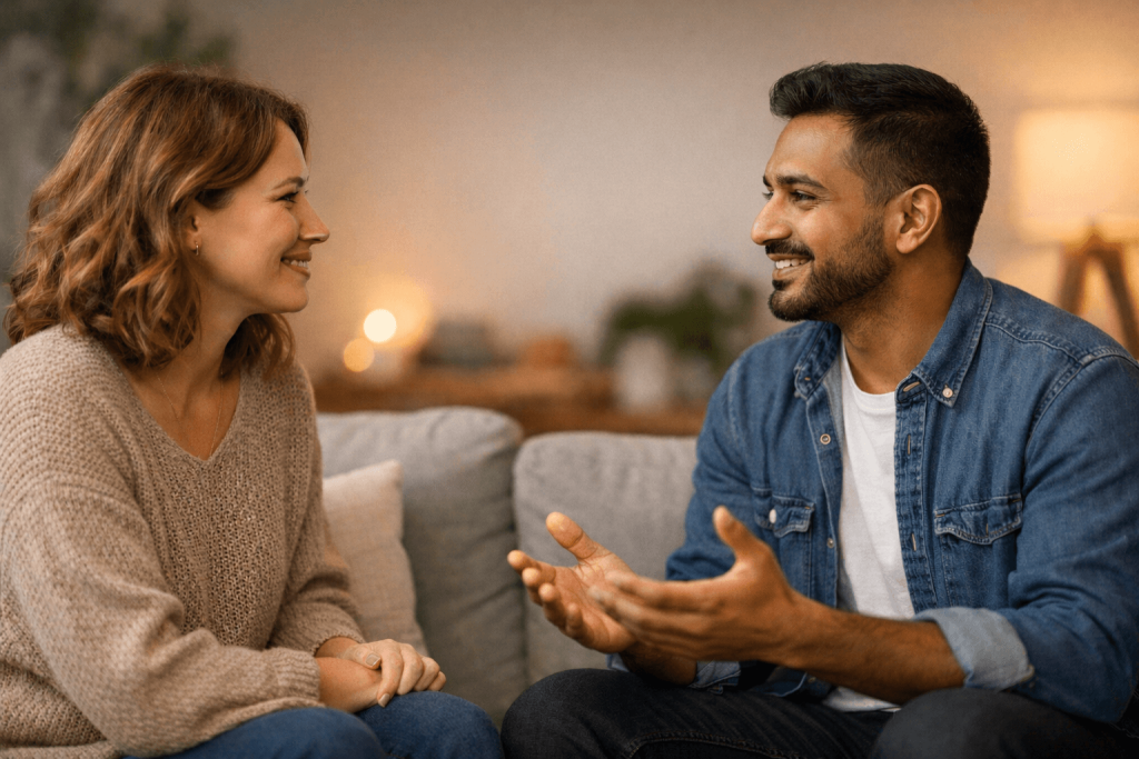 communicating with partner